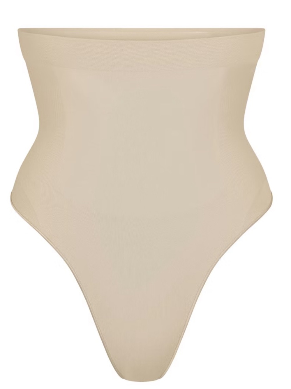 SKIMS High-Waist Sculpting Thong in Sand Size XS NWOB
